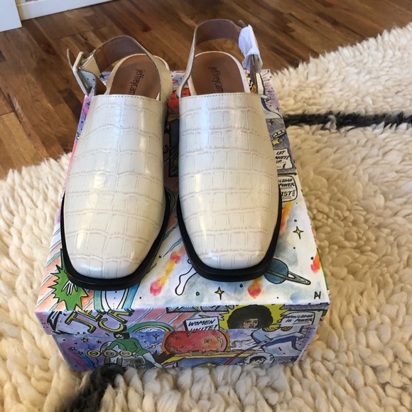 NWT Jeffrey Campbell Fraser Slingback Mules - Picture 7 of 8